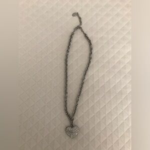 Silver Heart Pendant Necklace